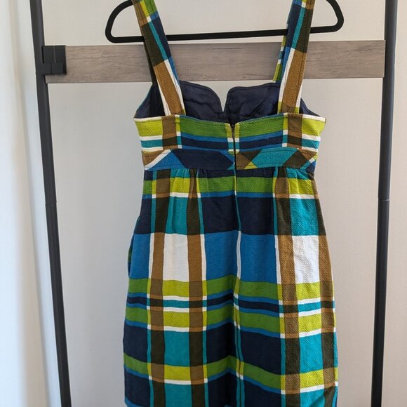 Chic Trina Turk Plaid Sundress - Picture 3 of 5